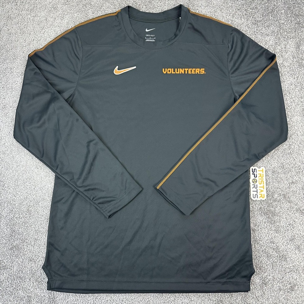 Tennessee Volunteers Shirt Long Sleeve Mens Medium Nike Dri Fit PE Team Issue